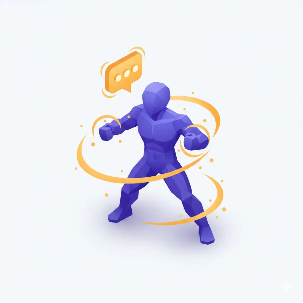 Game character being animated with AI